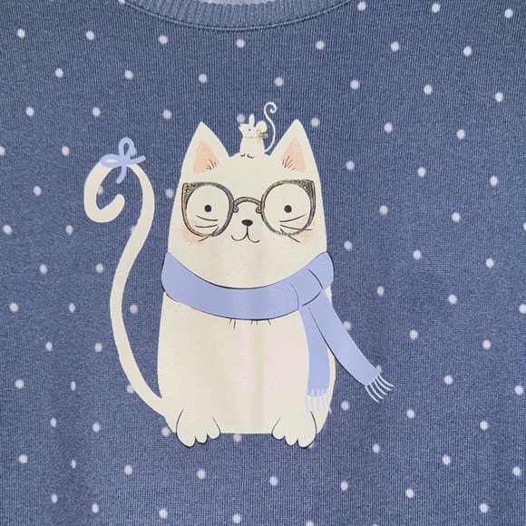 LC Lauren Conrad Lightweight Cat/Mouse Sweater - Size Medium - Picture 2 of 5